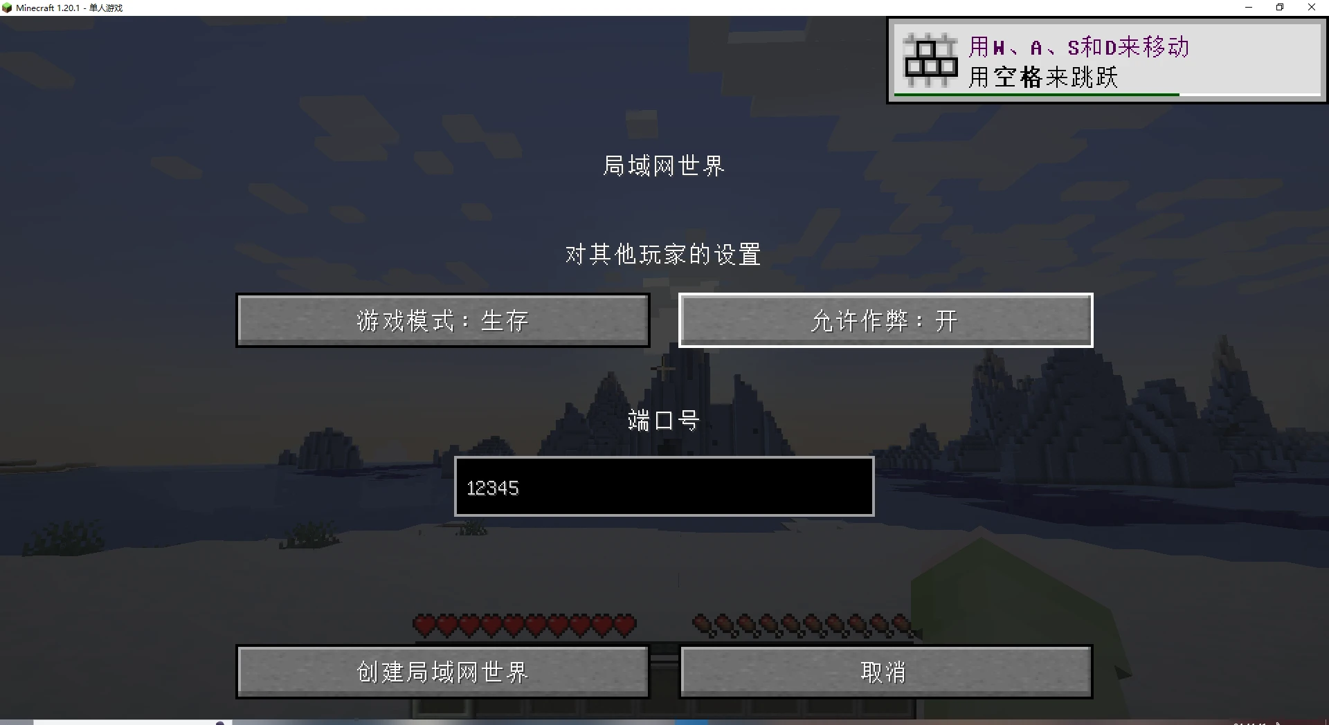 局域网配置确认